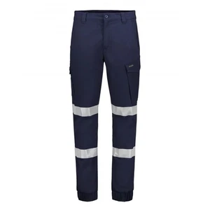 Men’s Stretch Taped Cargo Pants Cuffed – Syzmik Workwear ZP935 - Picture 1 of 16