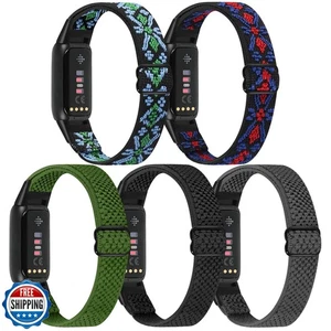 enkic Elastic Nylon Bands Only Compatible with Fitbit Luxe Bands for Women Me - Picture 1 of 5