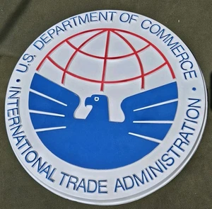 U.S.DEPARTMENT OF COMMERCE International Trade Administration Seal Wall Plaque - Picture 1 of 7