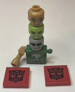 Kre-O Transformers Figure  Autobots Decepticons Head Torso Optimus Tile Parts - Picture 1 of 4
