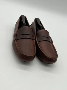 Scarpe mocassino guida Sebago Russel uomo taglia 10,5 marrone pelle tabasco - Foto 1 di 15
