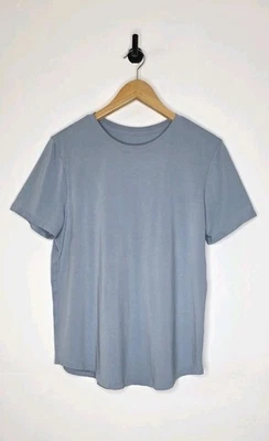 Lululemon Love Crew Curved Hem Short Sleeve Tee Women's Size 8/10 Blue  - Image 1 of 4