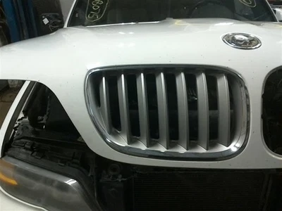 Rejilla de pasajero capó superior acabado titanio y cromo para BMW X5 04-06 Foto 1 de 4