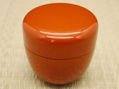 Carrito de té de madera lacado japonés Vermilion Natsume (922) Foto 1 de 4