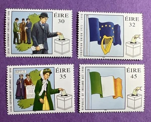 Irlanda 1998 - MNH Scott 1137-1140. Voto femenino, entrada en Europa, ley de 1948 - Imagen 1 de 1