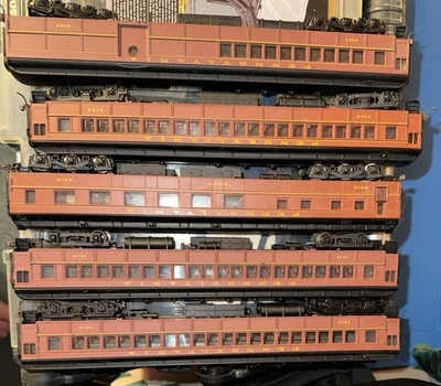 Lote de vagones de pasajeros de peso pesado Bachmann Ho posguerra Foto 1 de 2