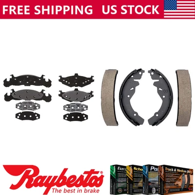 Element3 Front Metallic Brake Pads & Rear Shoes For 1984 Chrysler LeBaron - Image 1 of 4