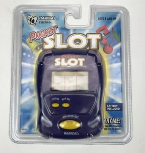 New Seals 1997 Radica Casino Pocket Slot Handheld Machine Game Purple - Picture 1 of 4
