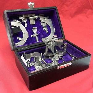 Deluxe SINGER Attachments for 66 66k 99 99k German Accessories Set Box Complete - Picture 1 of 12