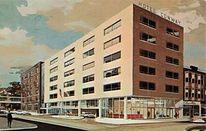 Conway Motor Hotel, Appleton, Wisconsin Vintage PC - Bild 1 von 2