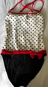 ANNE COLE WOMENS 10-12 (FITS LIKE 10) SWIMSUIT - Picture 1 of 5