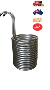 14M SS Cooling Coil bar immersion Wort Chiller Beer quality Homebrew cider soda - Picture 1 of 2