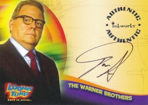 2003 INKWORKS LOONEY TUNES BACK IN ACTION AUTOGRAPH CARD DAN STANTON #A7