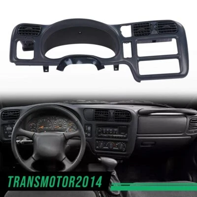 Dash Trim Bezel Single/Double Din Fit For 98-04 Blazer Jimmy Sonoma S10 Bravada - Image 1 of 4