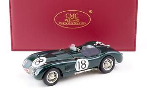 1:18 CMC Jaguar Type C Gangant 24h le Mans 1953 Rolt/Hamilton #18 Vert M-195