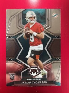 2022 Panini Mosaic SKYLAR THOMPSON Chrome Base Rookie Card RC 👀🏟️🏈🔥