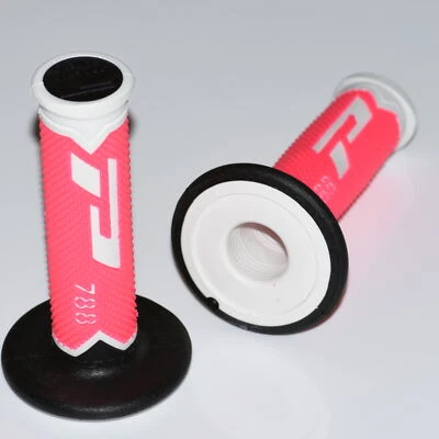 Empuñaduras de motocross Kawasaki KLX 110 C 2010 - 2017 rosa barra de mango ProGrip MX Foto 1 de 4