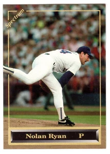 1993 SPECTRUM NOLAN RYAN THE KING OF THE K WERBEKARTE - Bild 1 von 2
