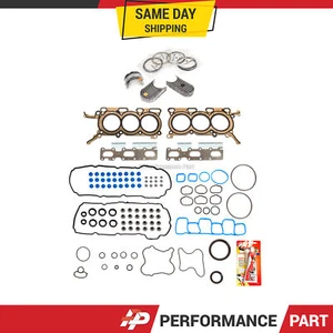 Full Gasket Set Bearings Rings Fit 11-13 Ford Edge 3.5L V6 DOHC - Picture 1 of 12