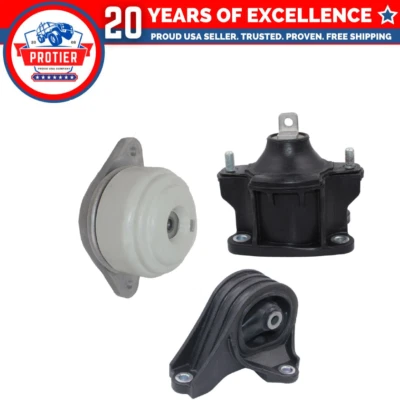 Juego de 3 piezas de montaje de motor para Acura TLX 2015-2019 2,4 L-L4 / 9812 9897 9842 Foto 1 de 4