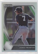 2021 Panini Prizm Draft Picks Silver Prizm James Triantos #PDP56