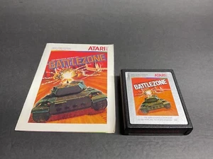 Atari 2600 Battlezone Game And Manual Tested - Picture 1 of 11