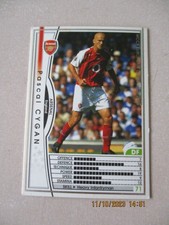 Panini WCCF European Clubs 2004-2005 #005 Pascal Cygan Arsenal