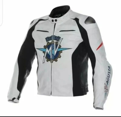 New MV Agusta MotoGp Racing Motorbike Motorcycle Leather Jacket CE Approved - Image 1 of 4