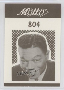 1987 Motto Game Cards Nat King Cole #804