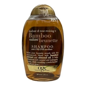OGX Bamboo Radiant Brunette Shampoo 13 oz Hydrate & Tone UVA/UVB Sun Filters HTF - Picture 1 of 8