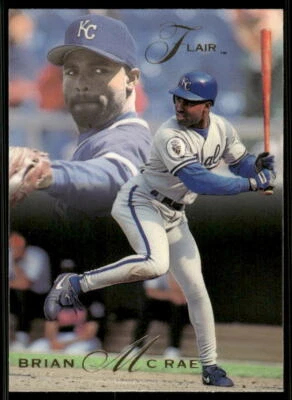 1993 Flair #221 Brian McRae - Image 1 of 2
