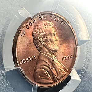 1984 1C Lincoln Cent PCGS MS66RD rot mit wunderschönem Arizona-ähnlichem Wüstenton!! - Bild 1 von 12