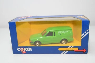 B42 1:36 CORGI TOYS C496/2 4 C496 / 2 4 FORD ESCORT VAN PTT TELECOM MIB - Immagine 1 di 4