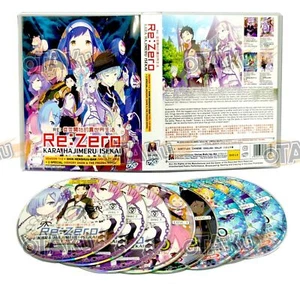 RE:ZERO KARA HAJIMERU ISEKAI (SEA 1+2) - DVD (1-63 EPS + 2 SP) SHIP FROM US - Picture 1 of 7