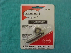 NUEVO CALIBRE DE LONGITUD Y SOPORTE DE CARCASA LEE 308 WINCHESTER - Imagen 1 de 2