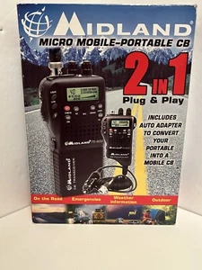 Midland 75-822 Radio CB Portable / Mobile 2 en 1 Testée et Fonctionnelle - Photo 1/9