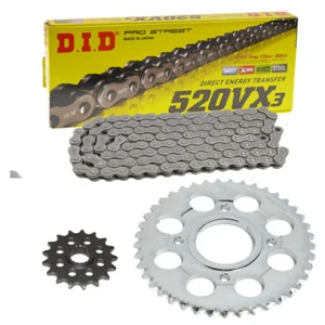 Kit Catena Honda CB 400 N 81-82 Catena DID 520 VX2 100 Aperto 16/36 - Picture 1 of 4