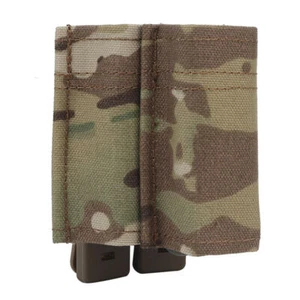 WoSporT Tactical Mag Pouch MOLLE Double Stack Mag Carrier FAST 9mm 5.56 Military - Picture 1 of 24