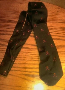 VTG British Club Design Tie The Varsity Shop Blacksburg Virginia Crown Swords  - Picture 1 of 4