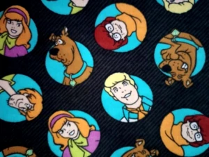 Scooby Doo Franela Costura Tela Artesanía Longitud Pieza 10" x 8.5" Nuevo - Imagen 1 de 2