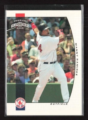 2005 Donruss Team Heroes #63 Manny Ramirez Boston Red Sox (A1) - Image 1 of 2