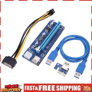 60cm PCI-E Riser1 X 16 X PCI-E USB 3.0 009S Karte Adapterkabel für BTC Miner ~ - Photo 1/11