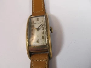 WALTHAM MENS EARLY 47MM CURVEX TYPE 17J RUNS no reserve - Picture 1 of 16