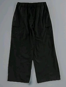 GapFit Parachute Runaround Cargo Utility Black Pants Large NWOT - Picture 1 of 16