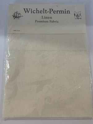 Wichelt-Permin Linen Premium Fabric-32 Count, 65-101HL, Ant-White 27" X 36" - Image 1 of 4