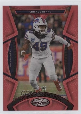 2023 Certified Mirror Red /99 Tremaine Edmunds #58 - Image 1 of 2