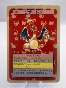 Carta Pokemon Charizard Topsun dorso blu n.006 1995 giapponese - Foto 1 di 11