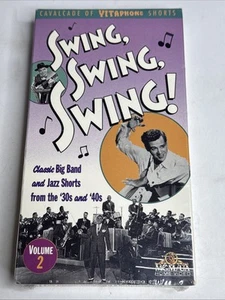 Swing, Swing, Swing! Volume 2, Classic Big Band & Jazz Shorts, 1994 VHS, Sealed - Picture 1 of 24