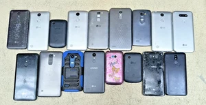 Lotto 17 Telefoni Smartphone - Varie Marche - VENDUTI COSÌ COME SONO / ROTTI / PER RICAMBI - Foto 1 di 2