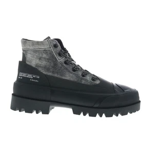 Diesel D-Hiko BT X Y03053-PR080-H9834 Hombres Negro Cuero Botines 7.5 - Imagen 1 de 8
